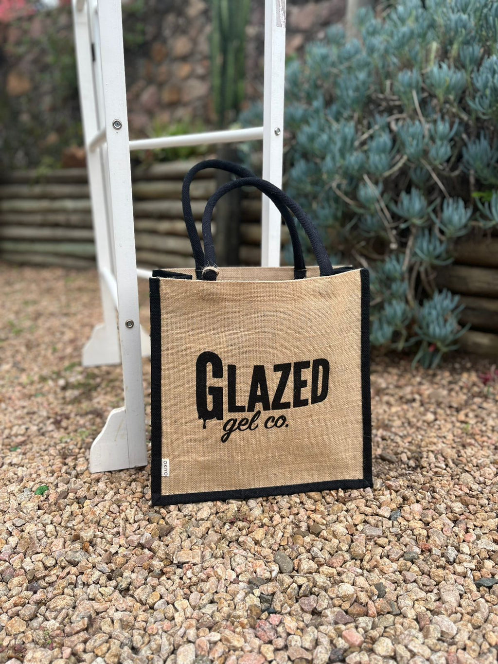 Glazed tote bag