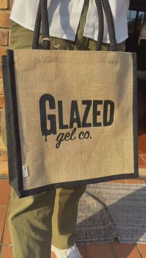 Glazed tote bag